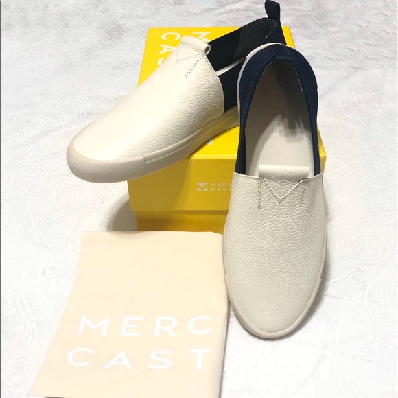 Mercedes Castillo Ivory Navy Arden Slip-On Sneaker - Picture 7 of 7